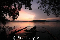 sunset on Caron by Brian Naylor 
